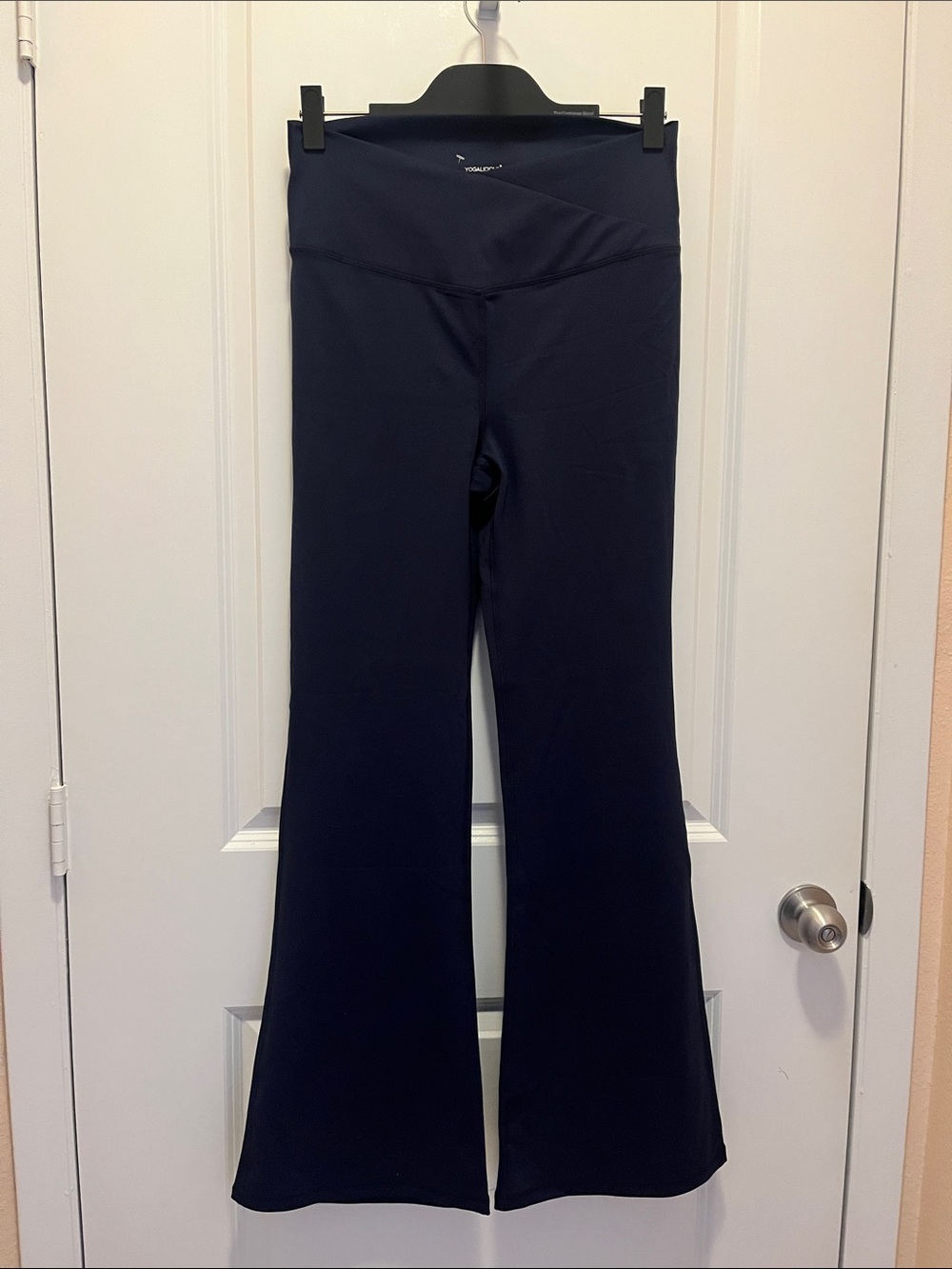 (NWT) Yogalicious Navy High-Waist Flare Leggings